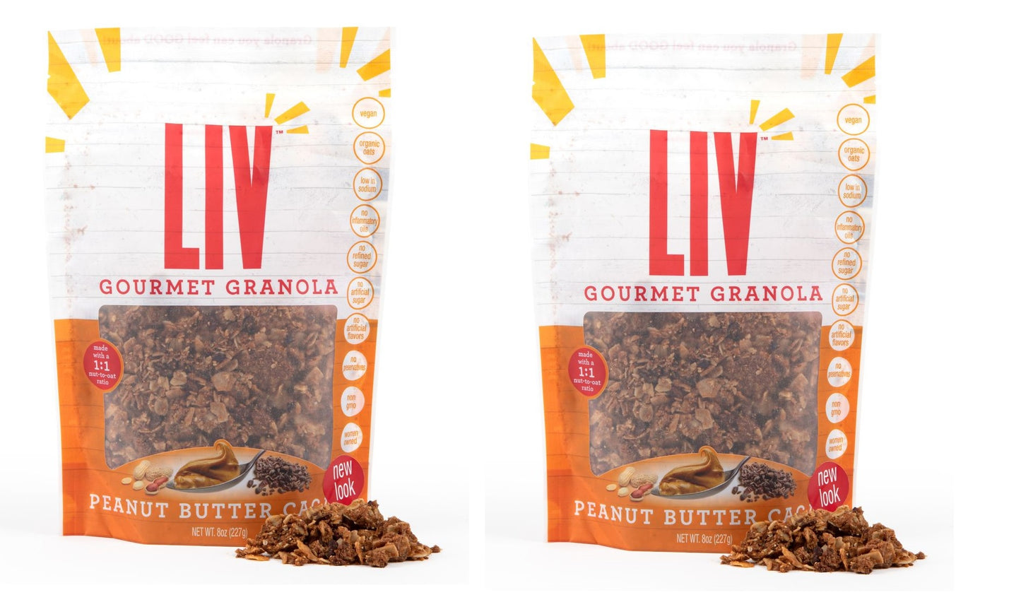 Peanut Butter Cacao Granola - Two Pack
