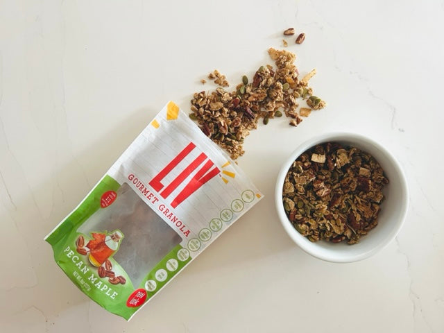 Pecan Maple Granola – Vegan, Low Sugar, 8oz