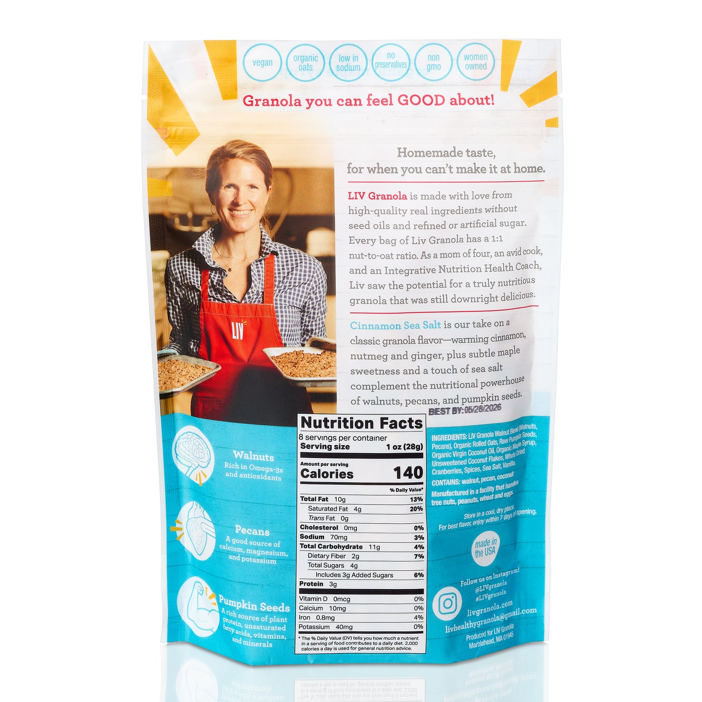 Cinnamon Sea Salt Granola