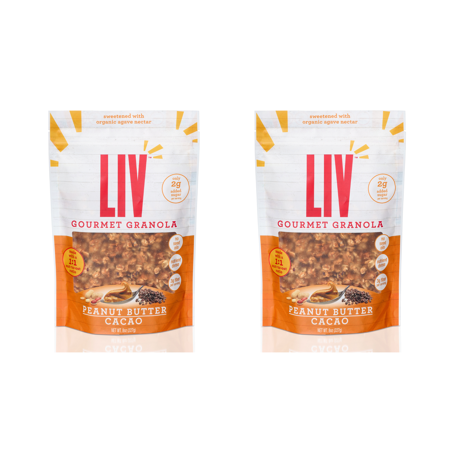 Peanut Butter Cacao Granola - Two Pack